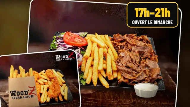 Commande de döner à emporter un dimanche soir au WoodZ Kebab House d'Illkirch