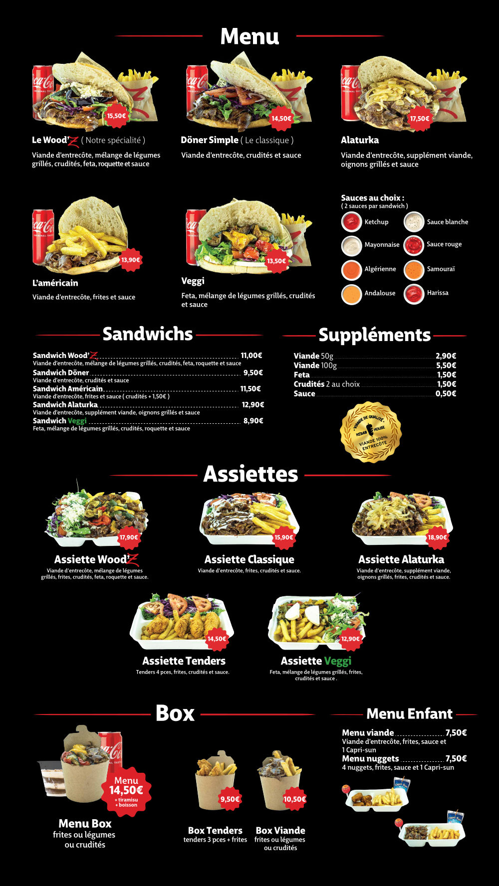 L'équipe WoodZ Kebab House